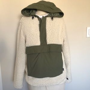 Hollister shearling anorak